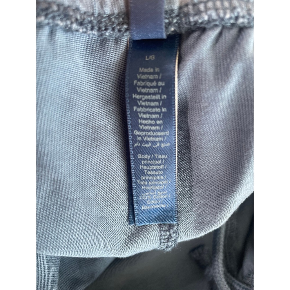 SKIMS Cotton Jersey Shorts Womens Large Blue Relaxed Elastic Waist Pockets - Picture 6 of 10